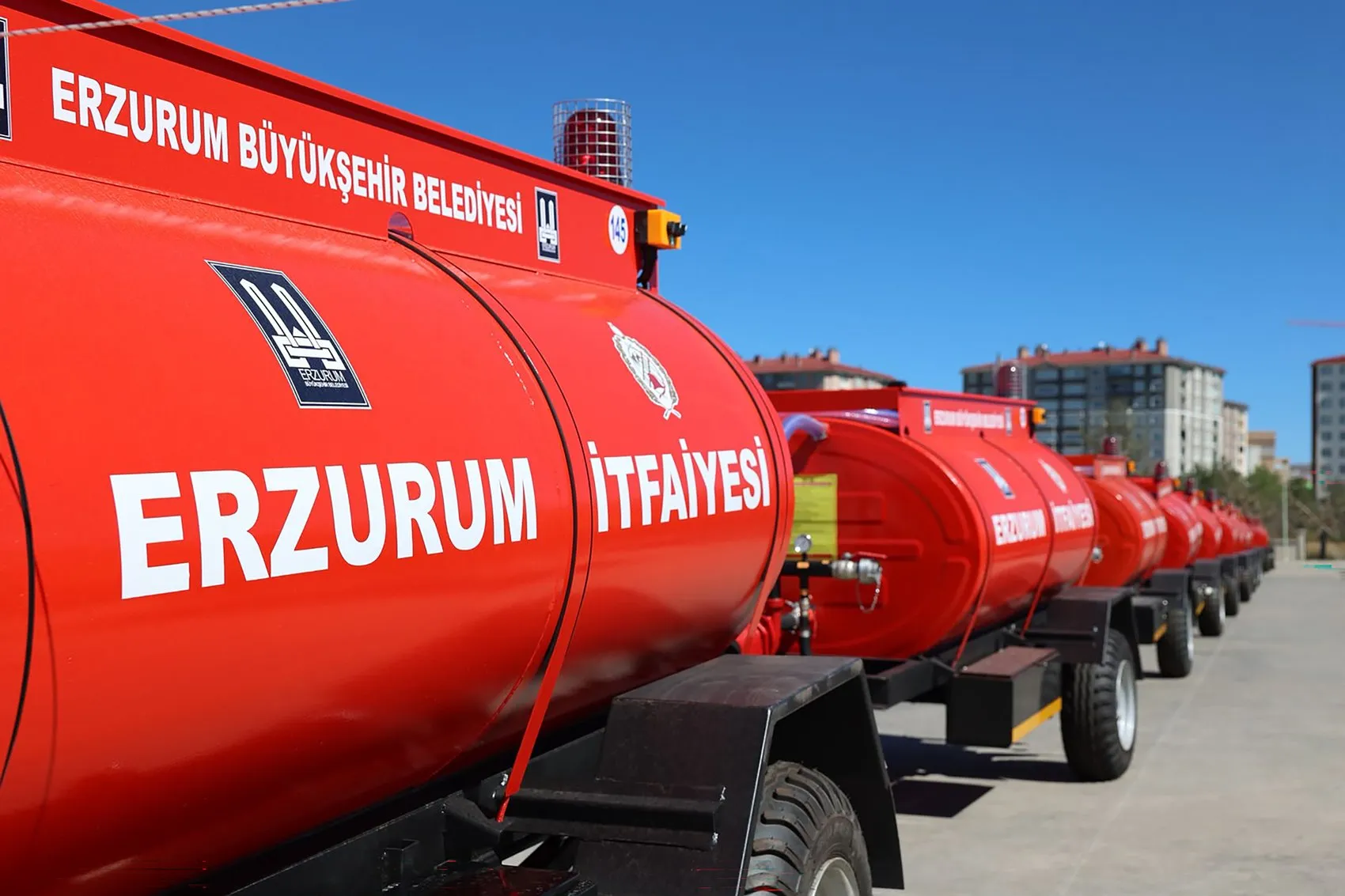Erzurum'un kırsalında yangın korkusuna karşı 60 milyon liralık dev önlem