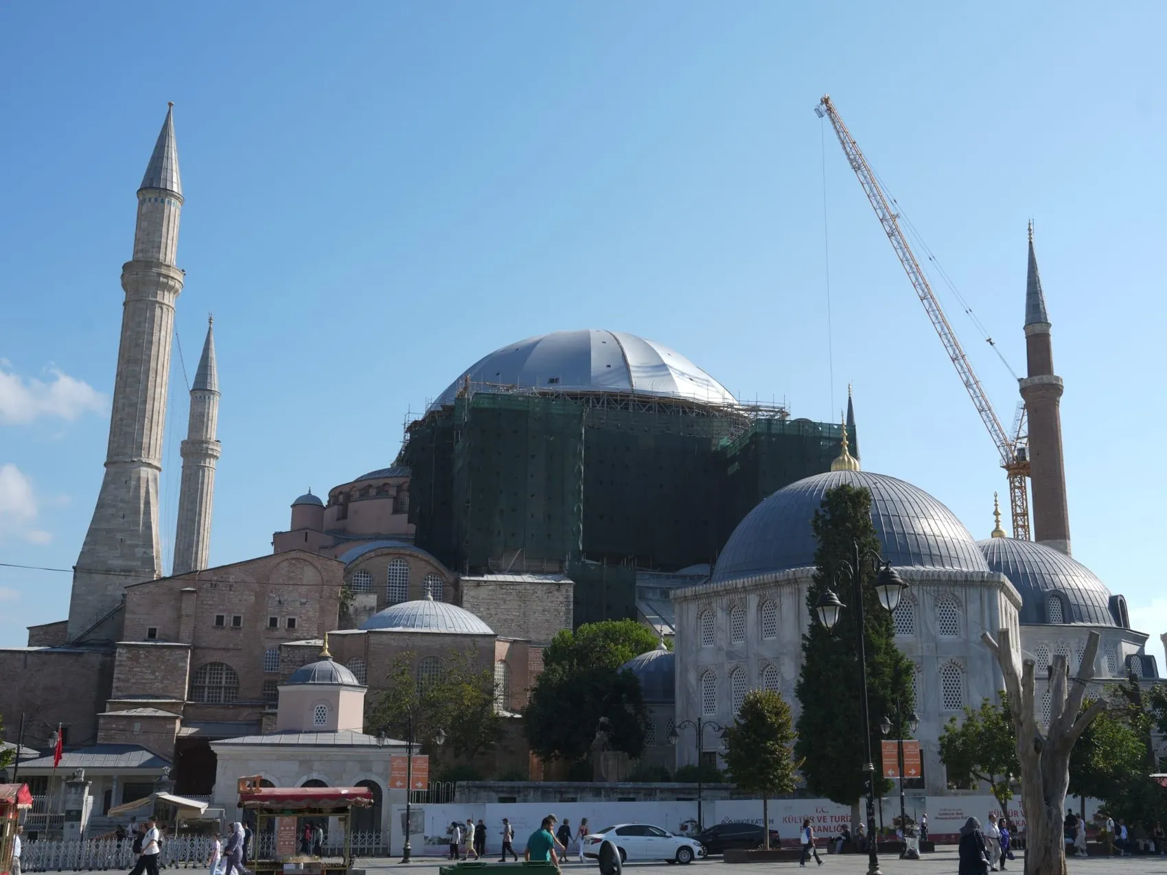 Ayasofya'da dev restorasyonun yeni rotası: Doğu yarım kubbe için kritik hazırlıklar başladı