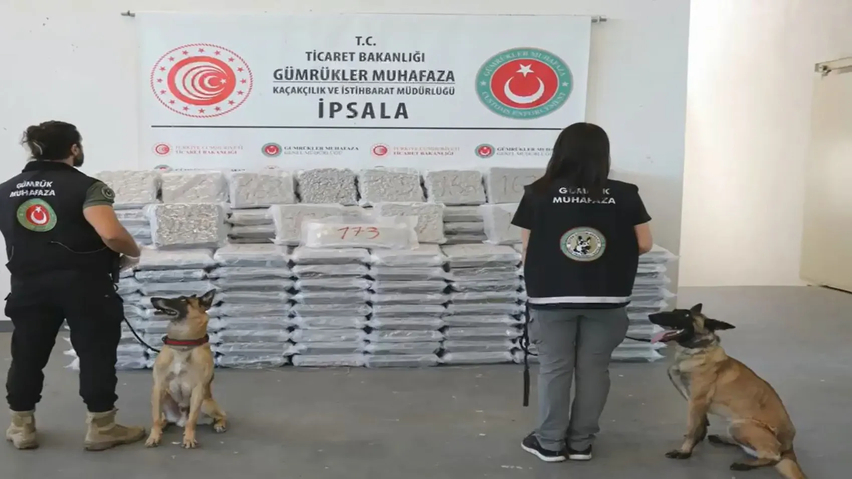 İpsala'da karavanlı kaçakçılık girişimi: Narkotik köpekleri geçit vermedi