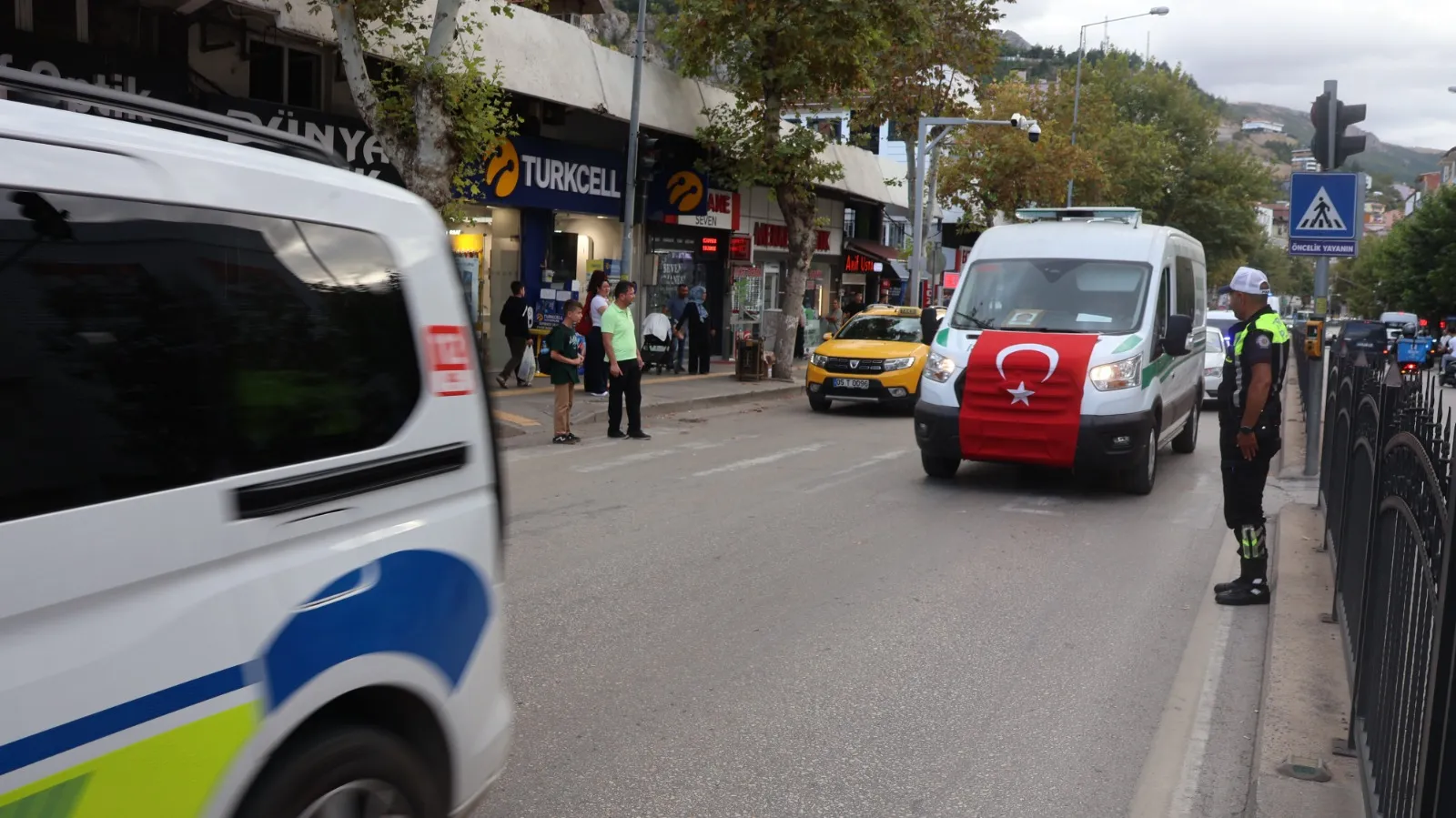 Görevi Başında Şehit Düşen Polise Amasya'da Duygusal Veda