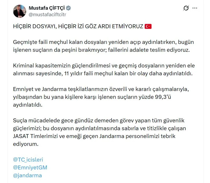 Yol kenarında unutulan küçük bir plastik parçası 11 yıllık cinayet düğümünü çözdü