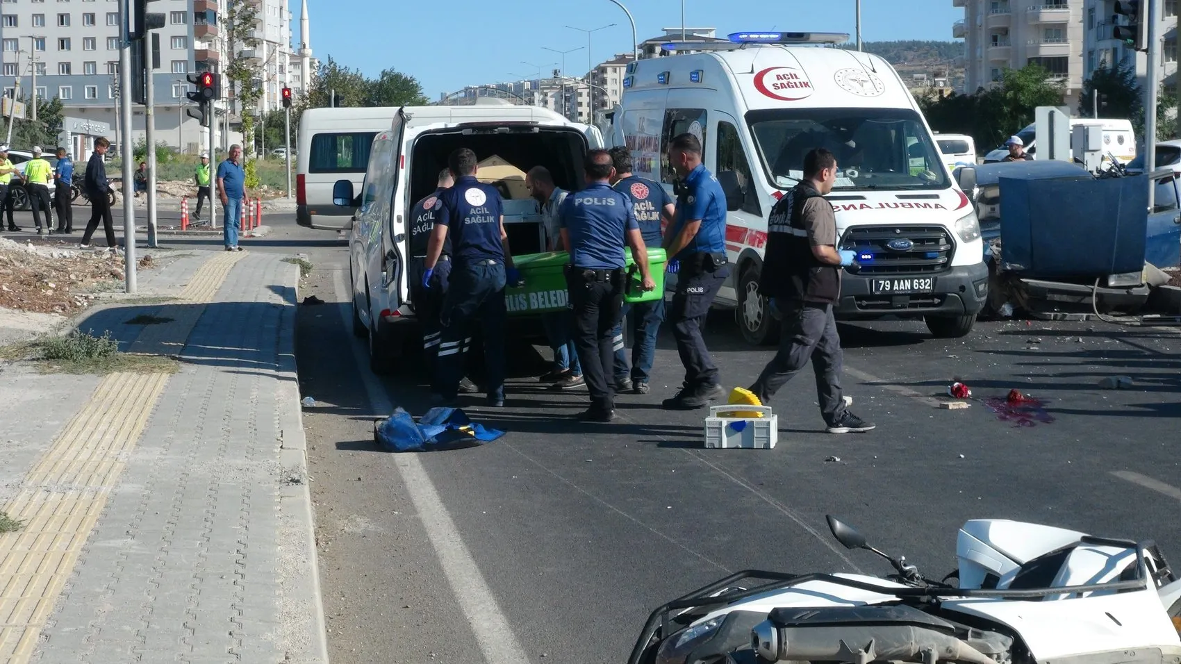 Kilis'te sabah saatlerinde acı kaza: Motosiklet sürücüsü hayatını kaybetti