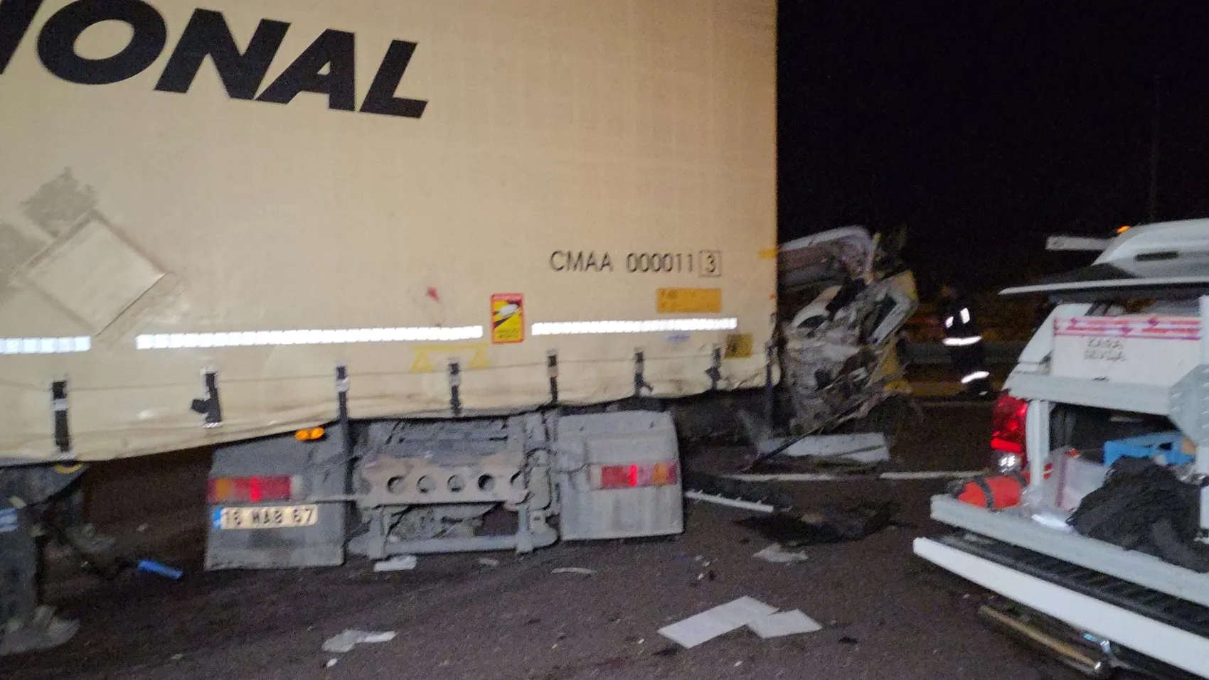 Orhangazi Tüneli çıkışında geceyi karartan facia: 1 can kaybı, 7 yaralı