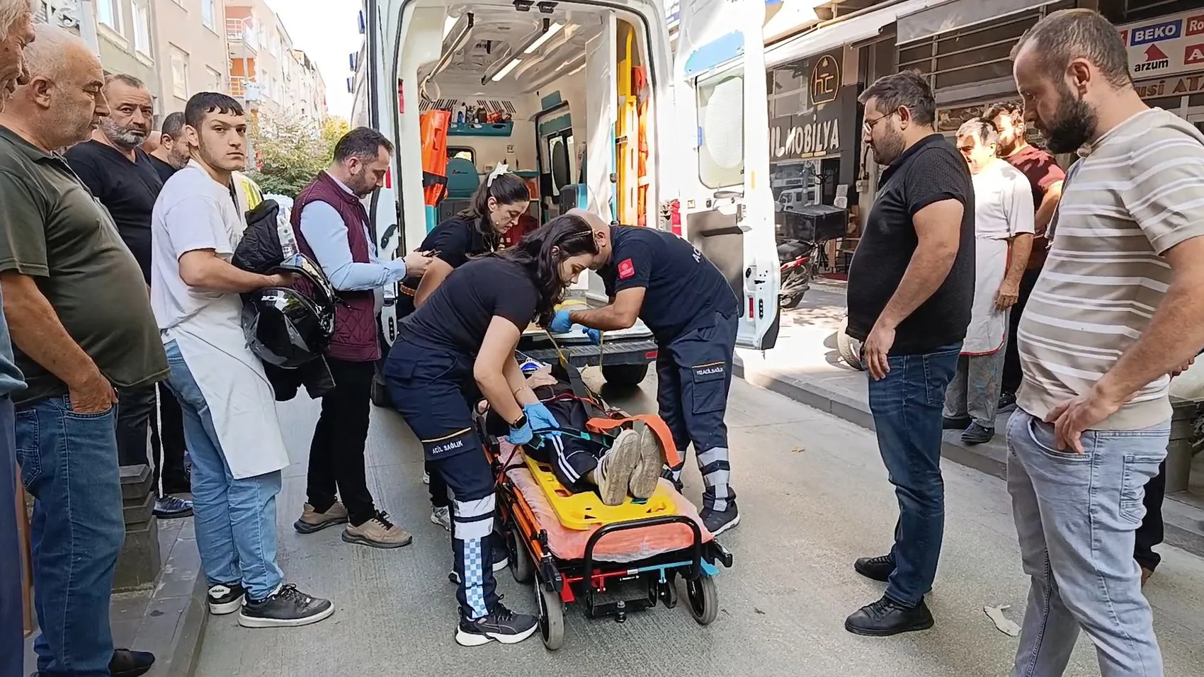 Ehliyetsiz sürüşün bedeli ağır oldu: Motosiklet kazası kamerada
