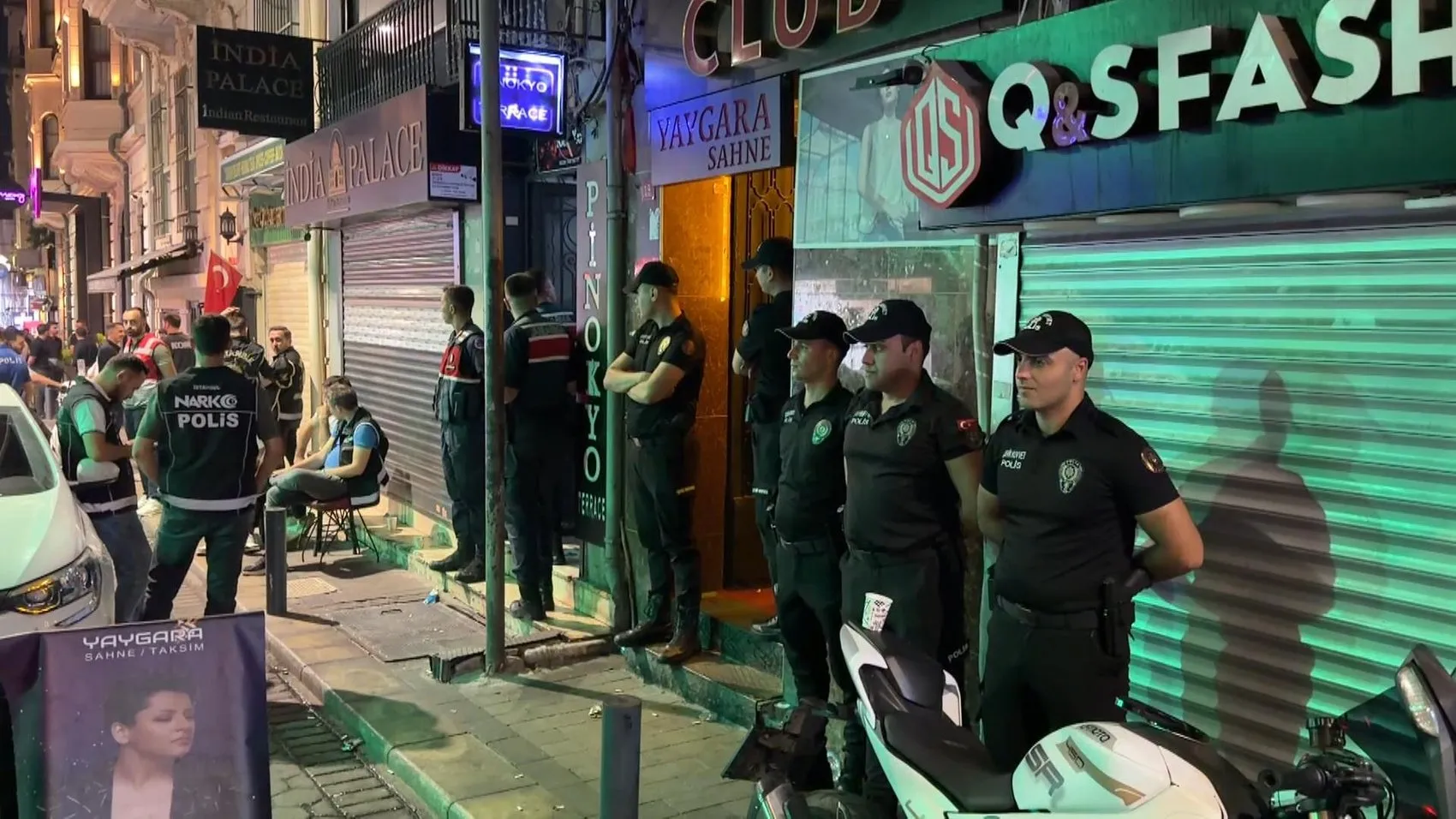 İstanbul'un kalbinde geniş çaplı operasyon: 10 noktaya eş zamanlı baskın