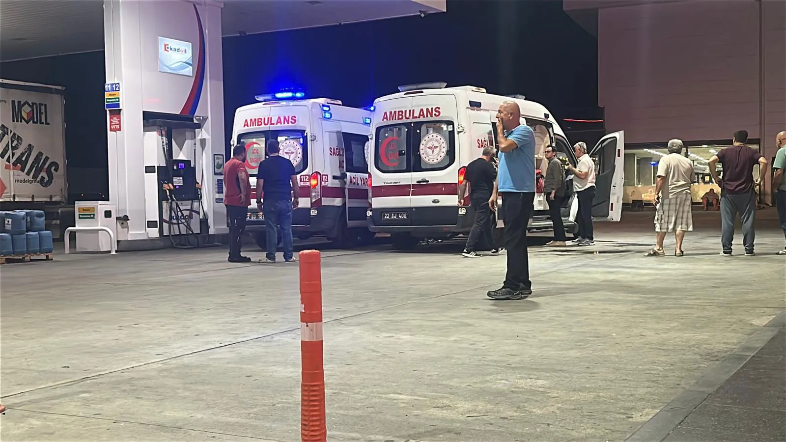 Edirne'de dehşet anları: Tartıştığı kişileri otomobiliyle ezdi, sınırda yakayı ele verdi