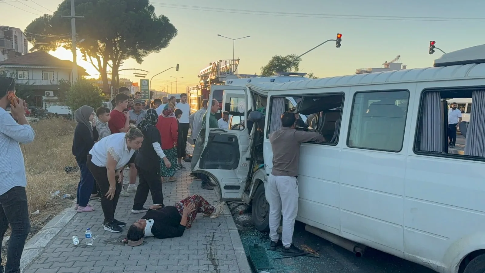 Aydın'da korkunç kaza: Direksiyon başında fenalaşan sürücü faciaya yol açtı