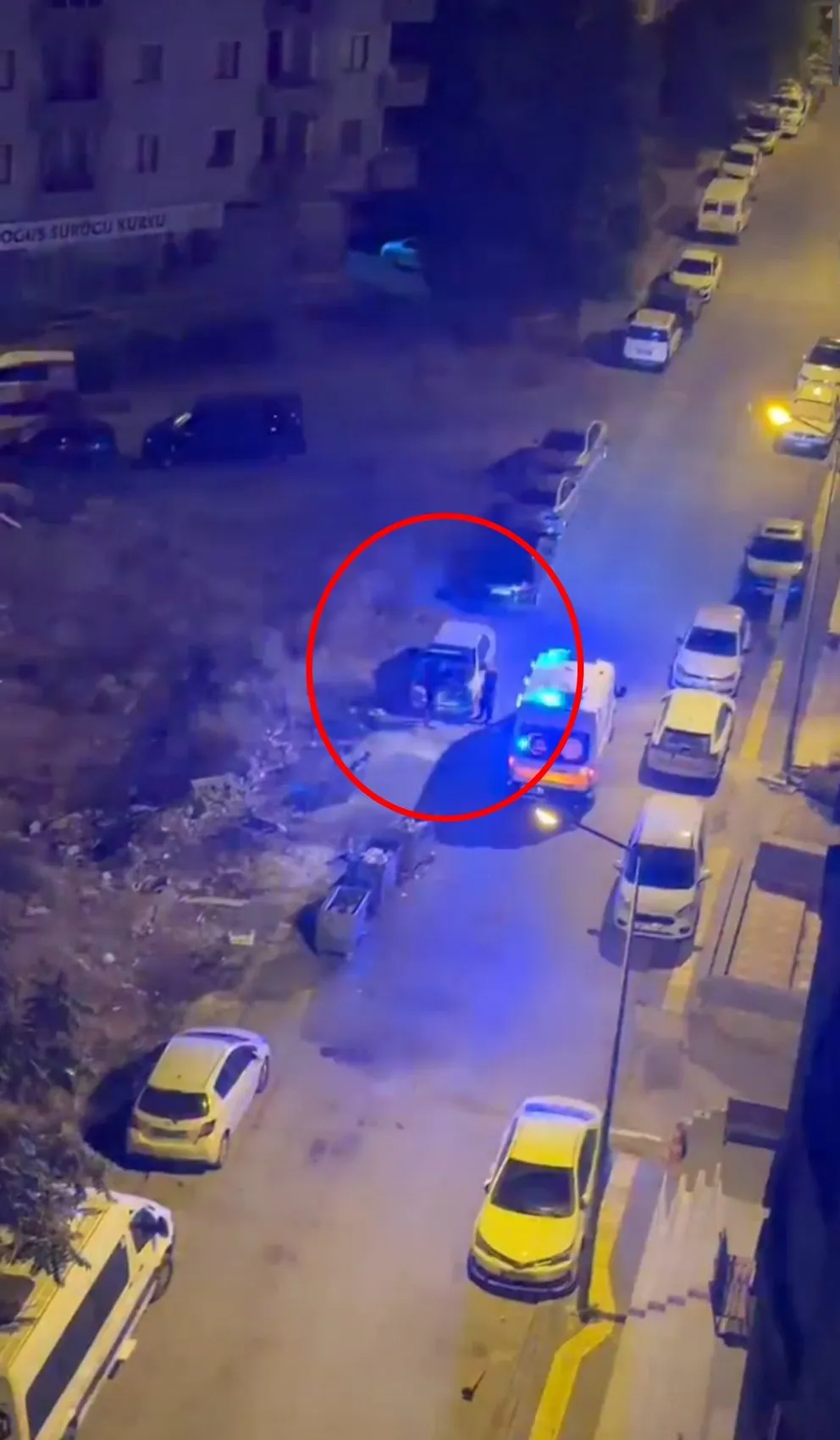 Mardin'de gece yarısı paniği: Park halindeki araçtan gelen ses mahalleyi sokağa döktü