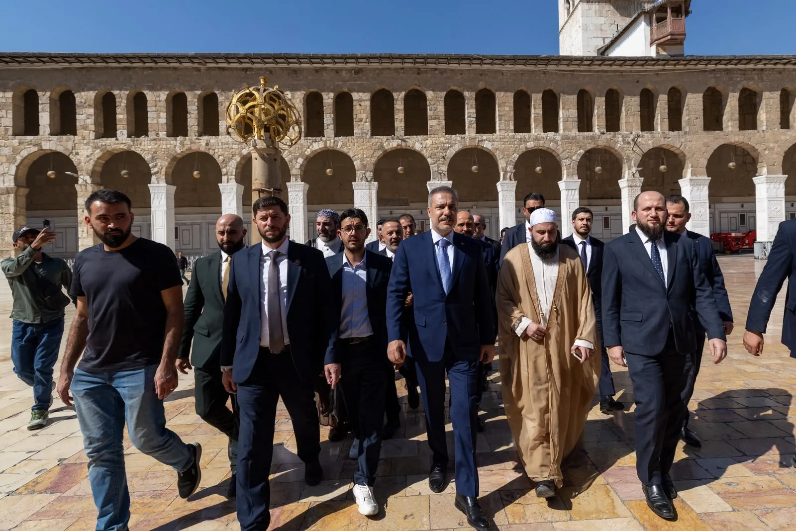 Hakan Fidan'ın Şam temaslarında tarihi duraklar öne çıktı