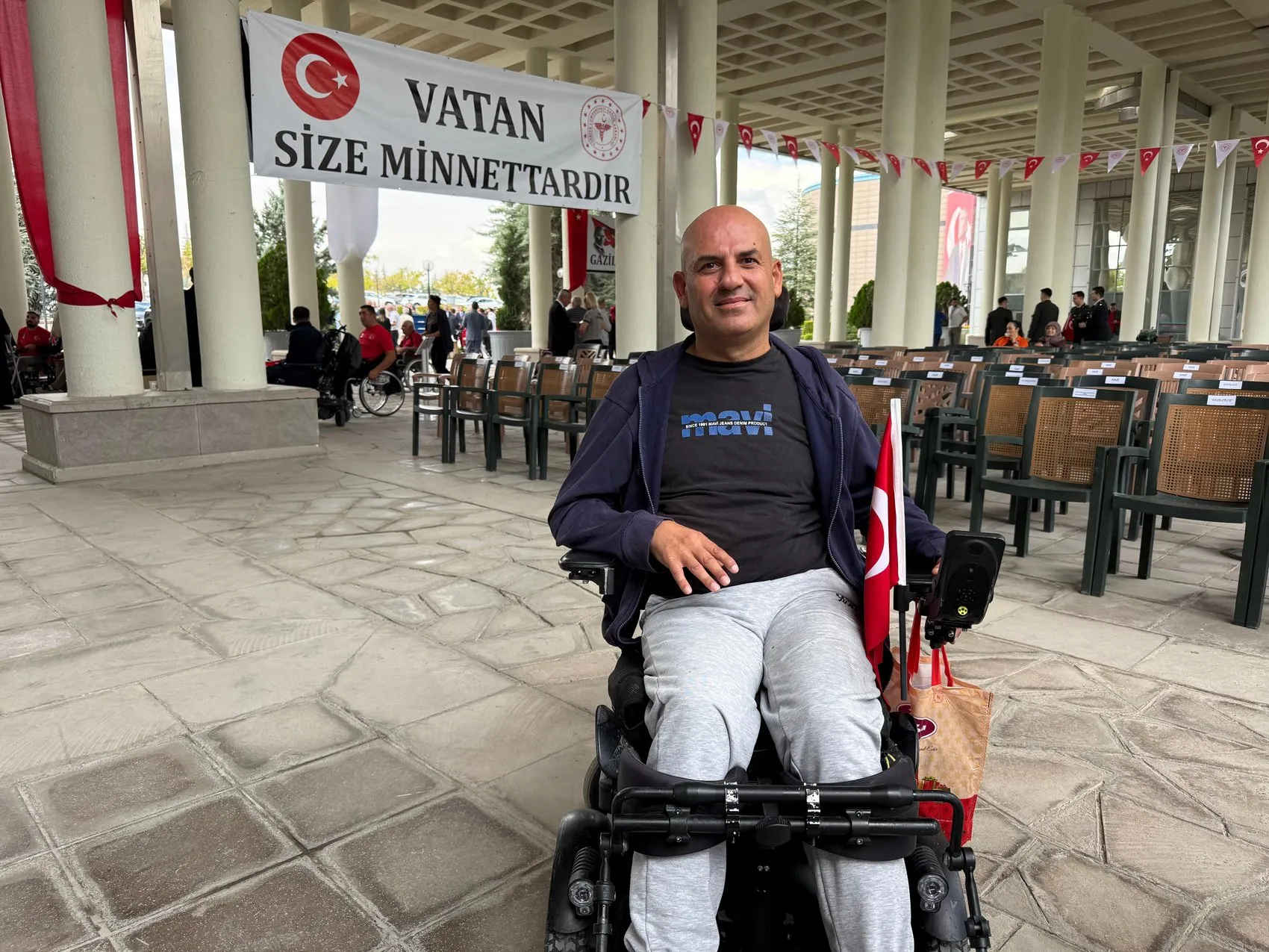 Kahramanlar için Ankara'da duygusal buluşma: Hastane bahçesinde bando sesleri yükseldi