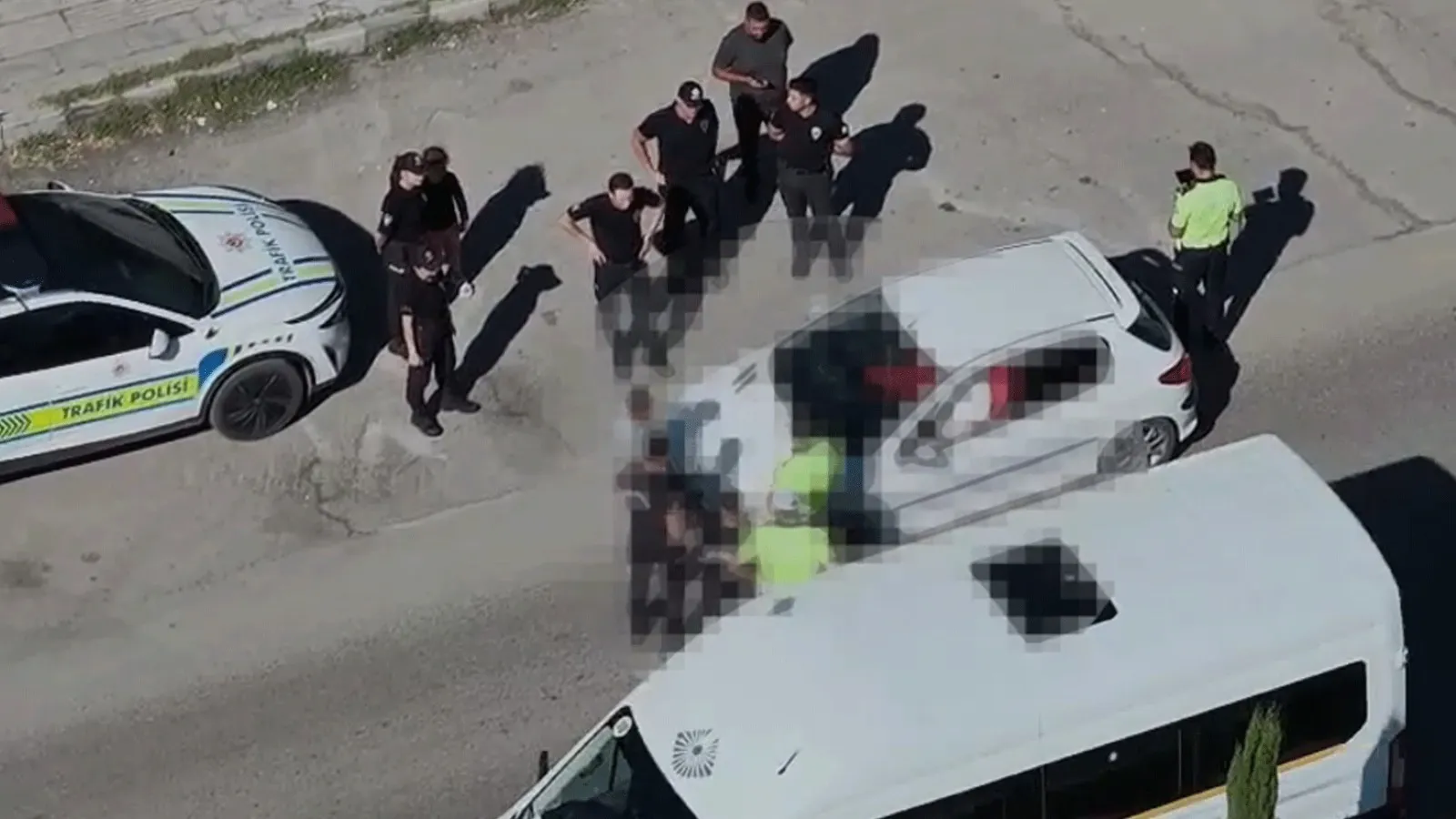 Dronu fark edince direksiyonu devretti ama kaçamadı: 200 bin liralık manevra