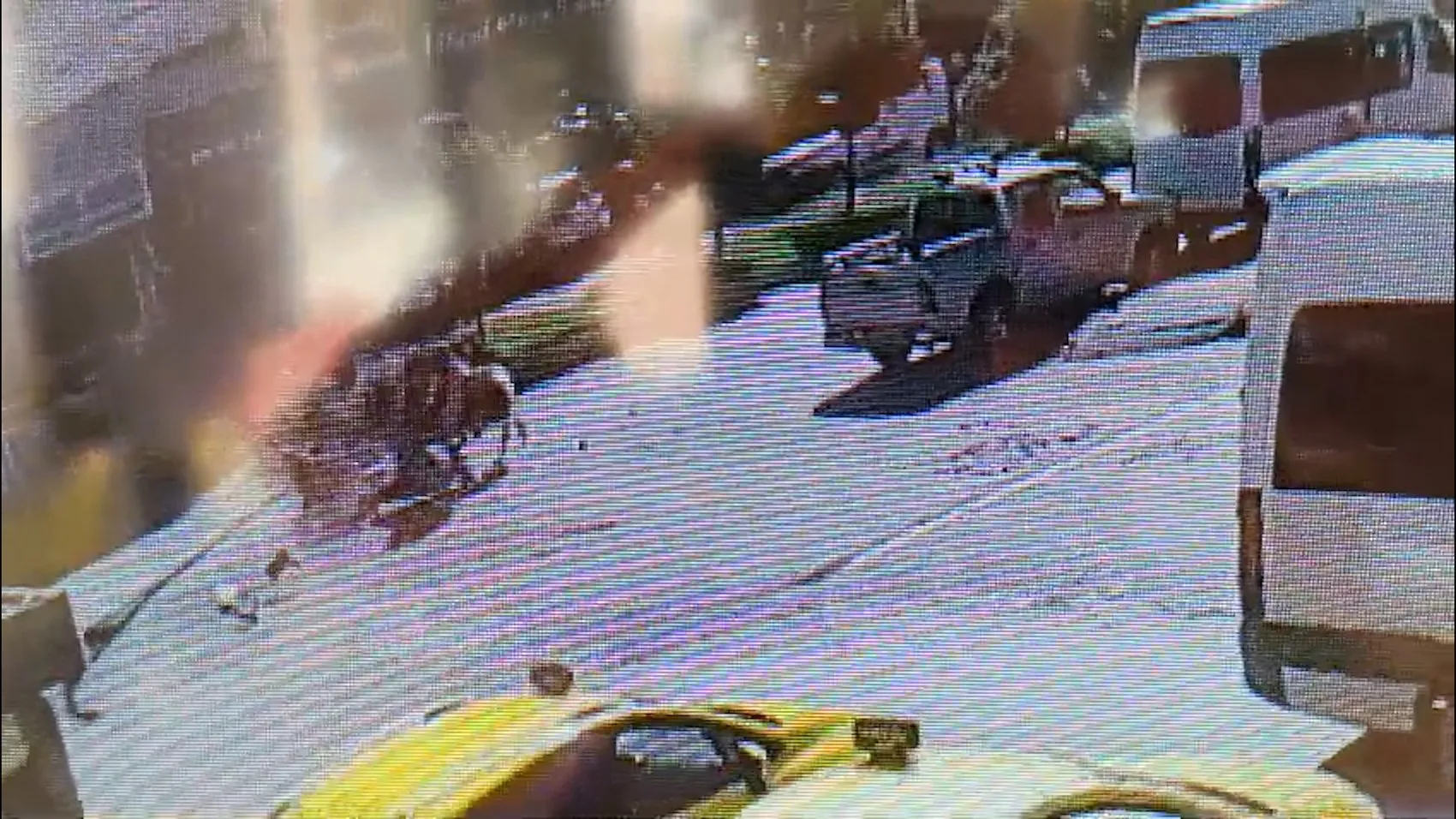 Pazar'da motosikletlerin kafa kafaya çarpıştığı o anlar kamerada