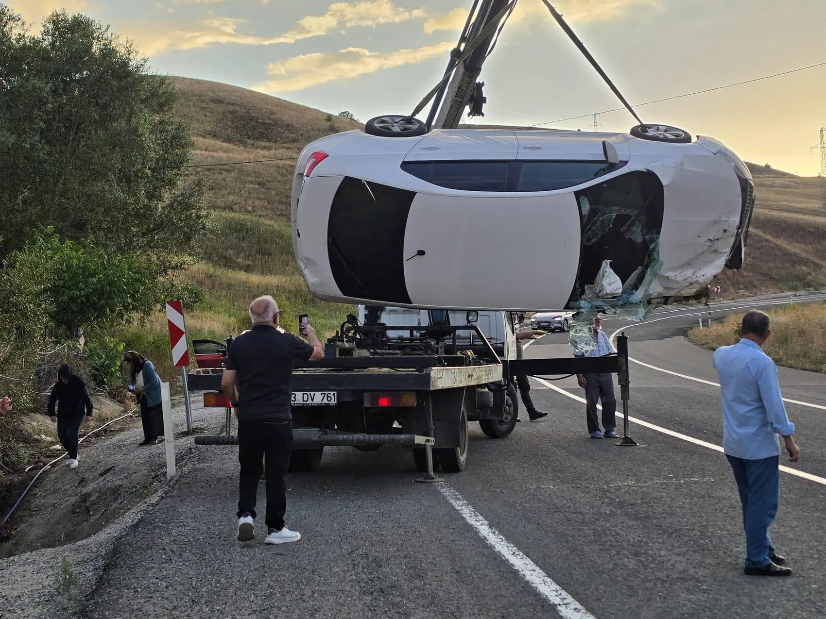Direksiyon başında gelen ani rahatsızlık İspir'de faciaya ramak bıraktı