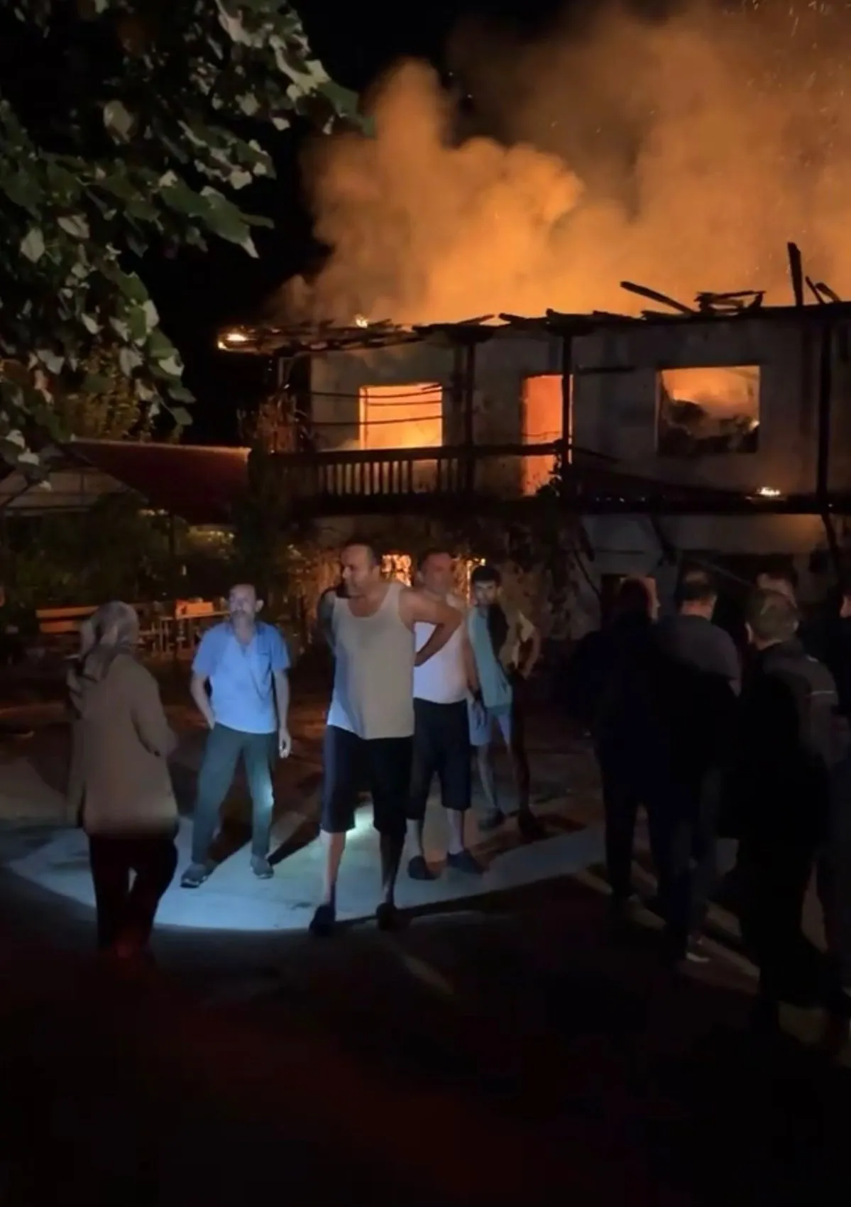 Bartın'da gece yarısı dehşeti: Alevler ahırı yuttu, 9 hayvan telef oldu