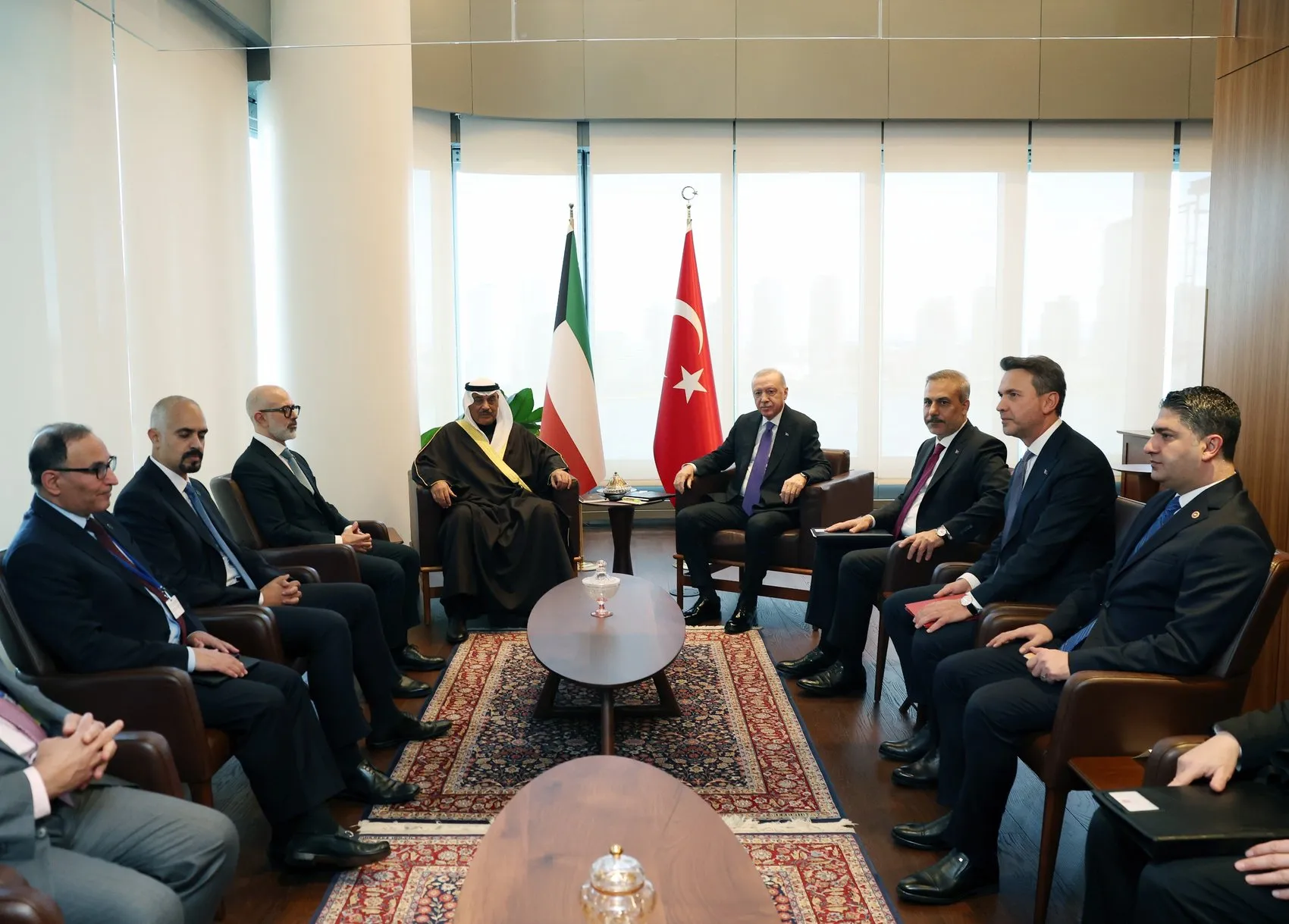 New York'ta Kritik Zirve: Erdoğan ve Kuveyt Veliaht Prensi Türkevi'nde Buluştu