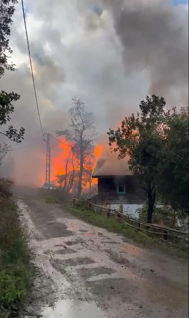 Kastamonu'da kabus dolu sabah: Bir evde başlayan yangın tüm köyü sardı