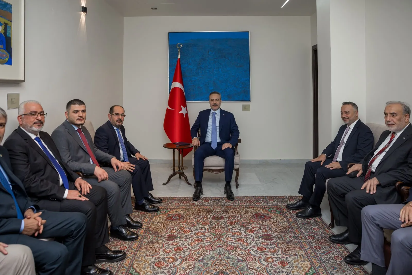 Şam'da kritik temas: Dışişleri Bakanı Fidan'ın gündeminde Türkmen temsilciler vardı