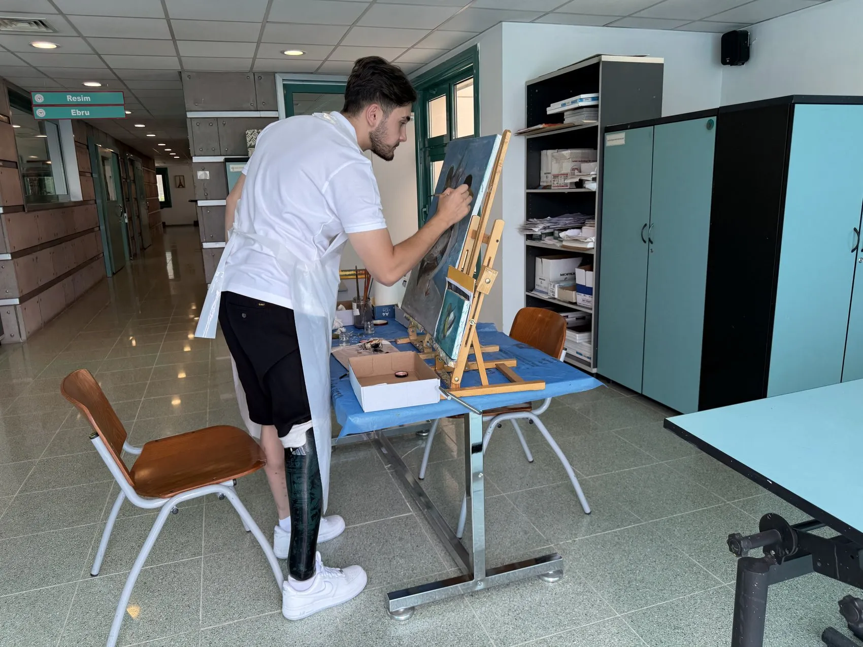Vatan için bir bacağını feda etti ama hayata tutunmaktan bir an olsun vazgeçmedi