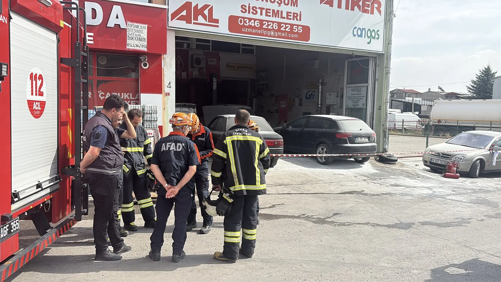 Sivas'ta rutin LPG tankı değişimi kabusa döndü: 5 yaralı