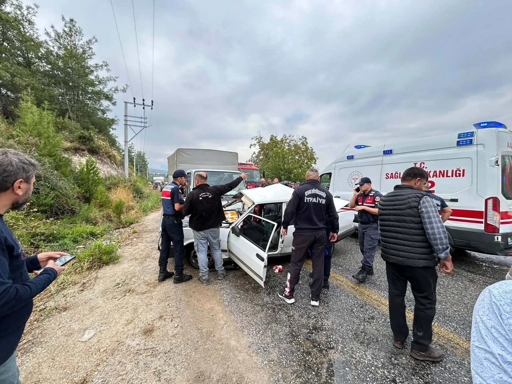 Bozdoğan'da acı bilanço: Baba oğulun yolculuğu trajediyle bitti
