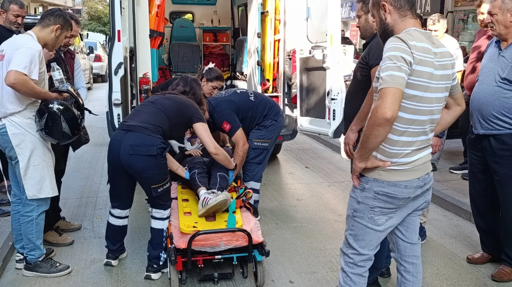 Ehliyetsiz sürüşün bedeli ağır oldu: Motosiklet kazası kamerada